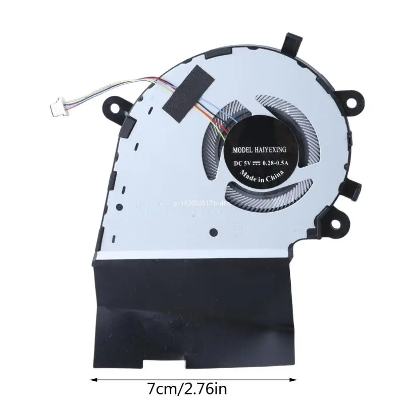 Ноутбуки CPU GPU Радиаторы Вентилятор DC5V 4Pin 4wires для ROG 3 4 G531G Прямая поставка