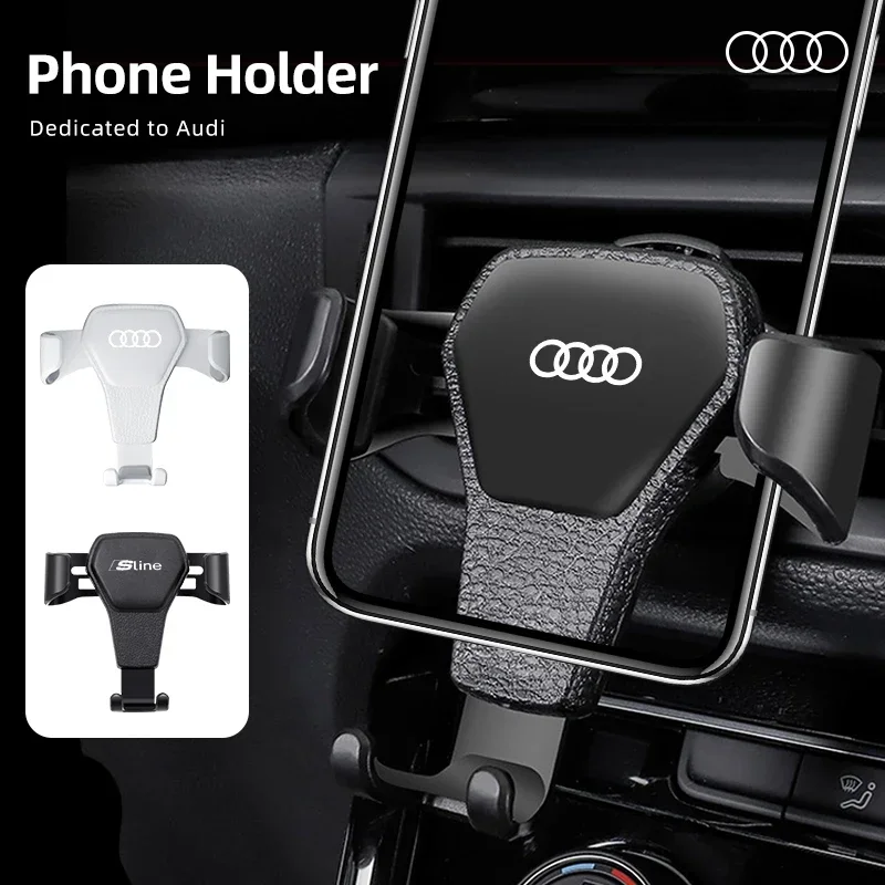 Автомобильный держатель для телефона зажим выпуска воздуха Audi A3 8V 8P S3 A4 B5 B6 B7 B8 B9 S4