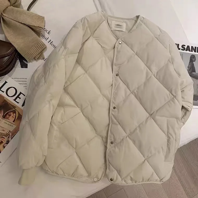 Ling Cotton-padded Jacket Women's Winter 2022 Short Cotton-padded Jacket with Parkas Coats Korean Fashion Clothes for Women
