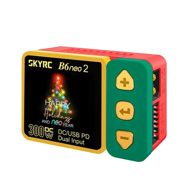 Фото Зарядное устройство SKYRC B6neo 2 Smart DC 300W PD 80W для аккумуляторов Lipo/Life/Lilon/Lihyv/Nimh/Nicd/Pb на Рождество №2