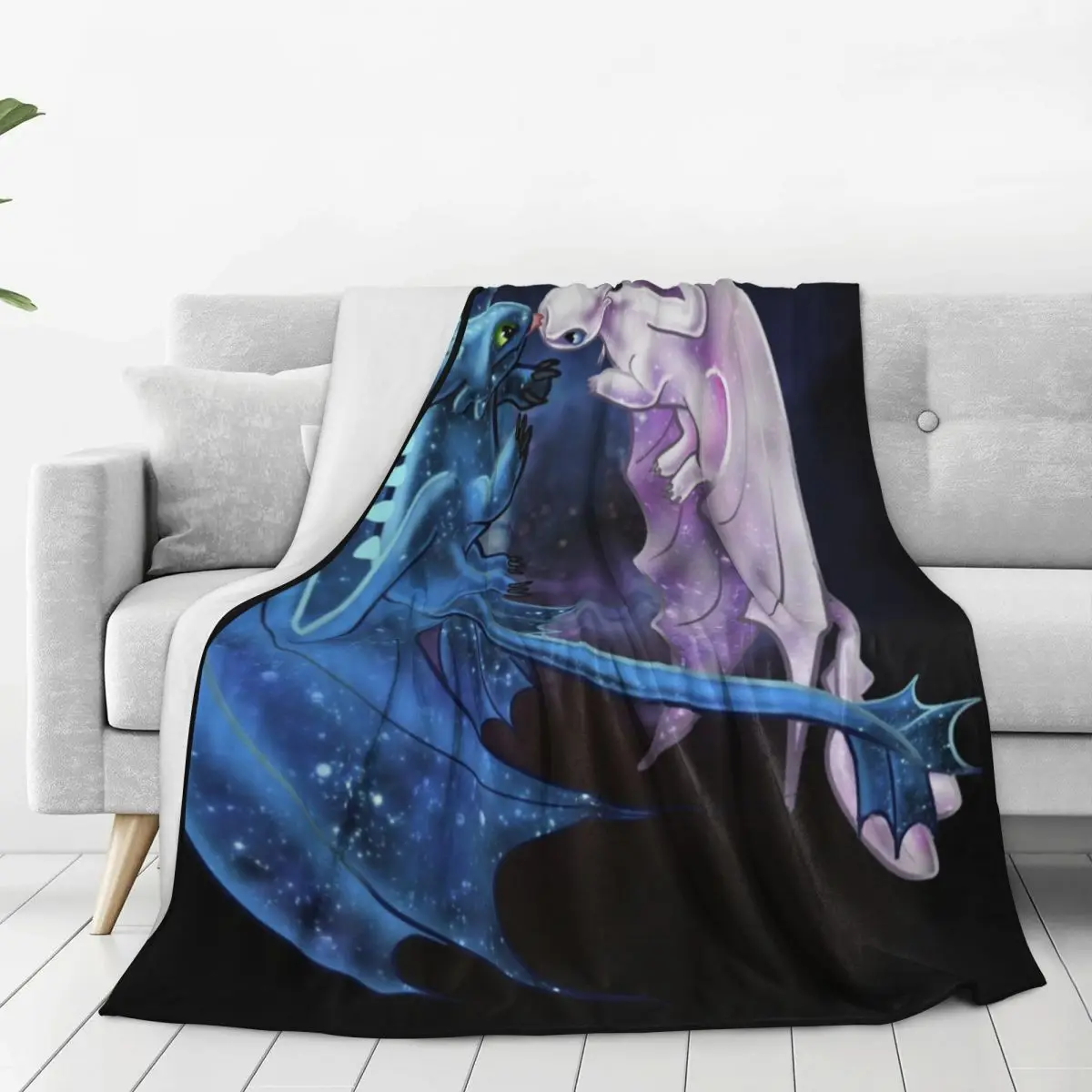 Сердце Дракона звездные драконы беззубие и легкое одеяло Fury флисовое дышащее для
