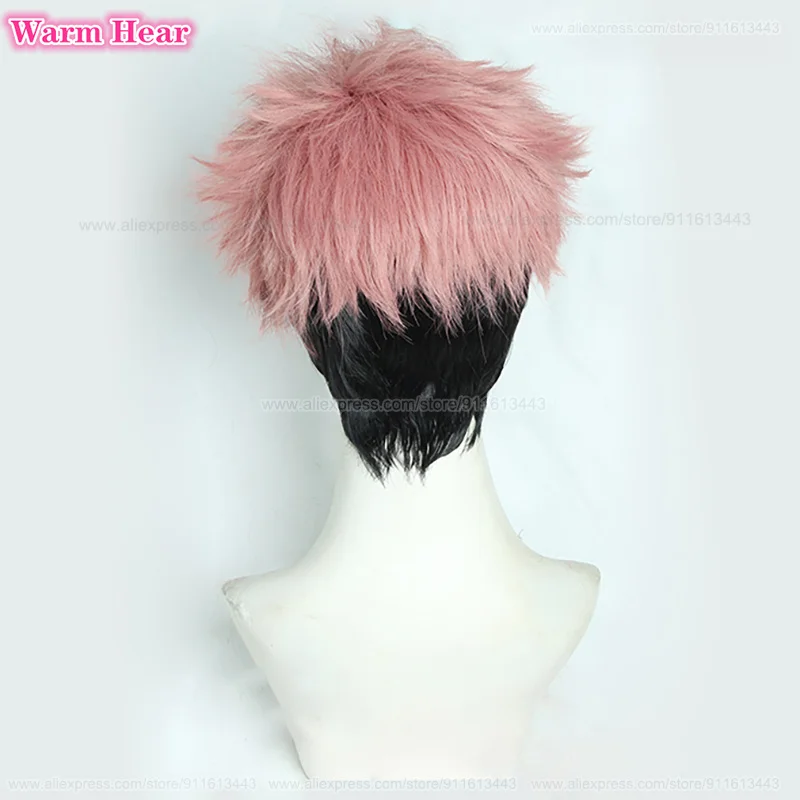 Женский парик для косплея Yuji парики из аниме серого розового оранжевого черного
