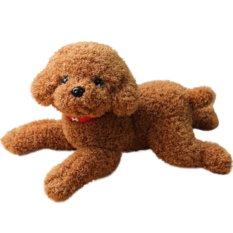 

Simulation Teddy Dog Plush Toy Lifelike Puppy Soothing Plush Doll Sleep Hug Ragdoll Stuffed Animals Soft Plushies Doggy Doll