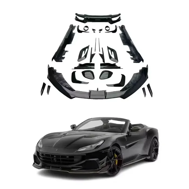 Фото Для Ferrari Portofino: Автомобильные аксессуары, детали кузова из сухого карбона в стиле MSY 1:1 для Ferrari Portofino. №1