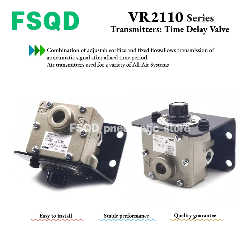 

VR2110-01 SMC type Time Delay Valve Transmitters VR VR2110 Series