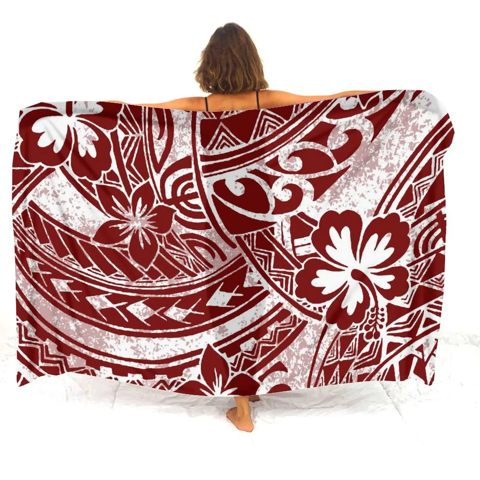 Оптовая продажа женских летних саронгов Фиджи Самоа винтажная дизайнерская