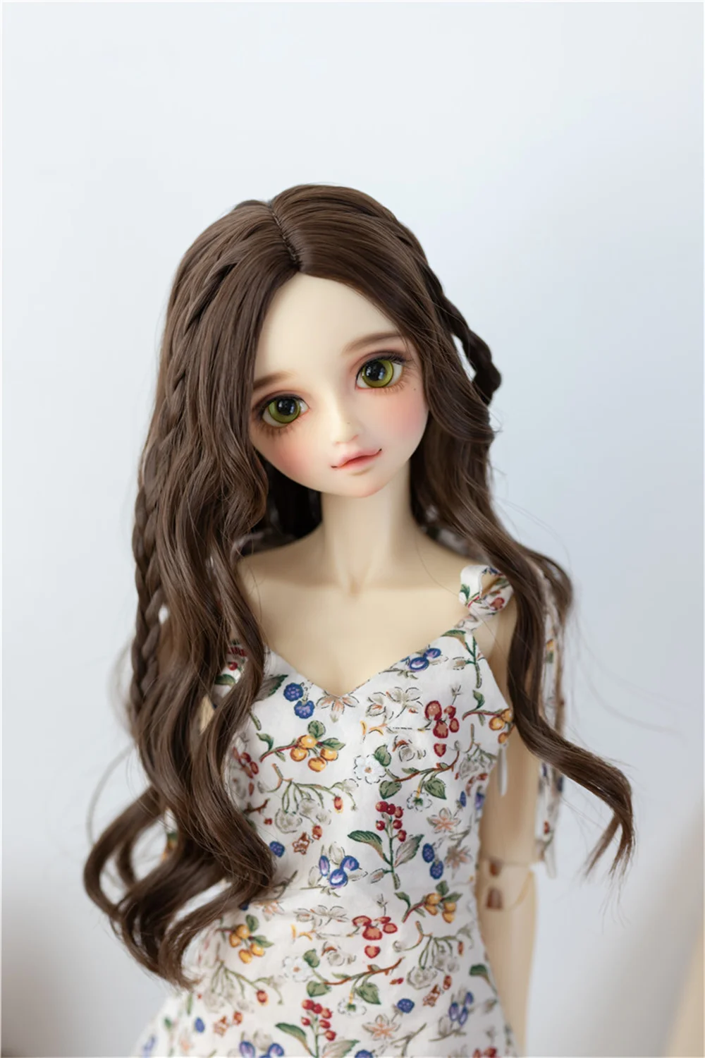 

Парик для куклы BJD MDD 1/3, высокотемпературный Шелковый парик, длинные вьющиеся волосы, аксессуары для куклы