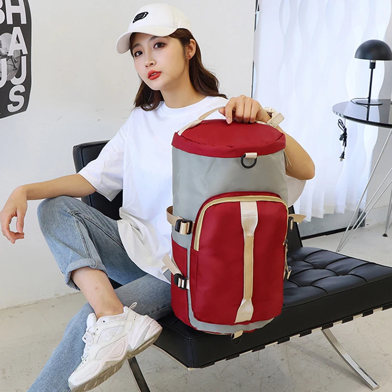 Gym Backpack for Women Fitness Sports Yoga Swim Travel Luggage Handbag Tote Shoe Pocket Shoulder Duffle Weekend Outdoors Bag