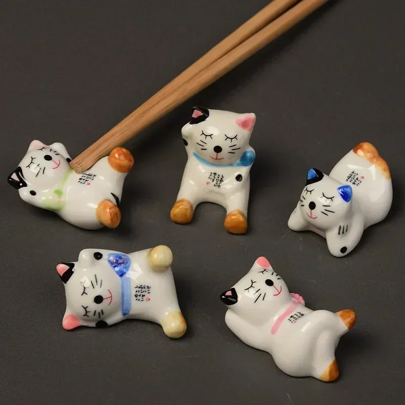 Один набор милых миниатюрных кошек в японском стиле Zakka керамические кошачьи