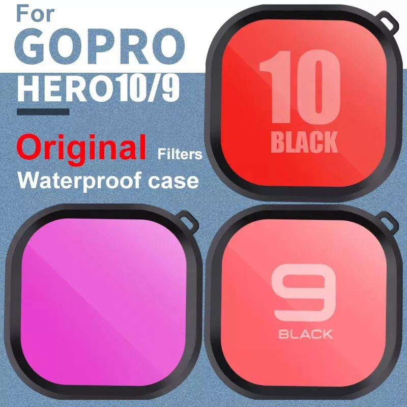 Набор фильтров для Go Pro HERO 9 10 погружной корпус фильтр пурпурный объектив