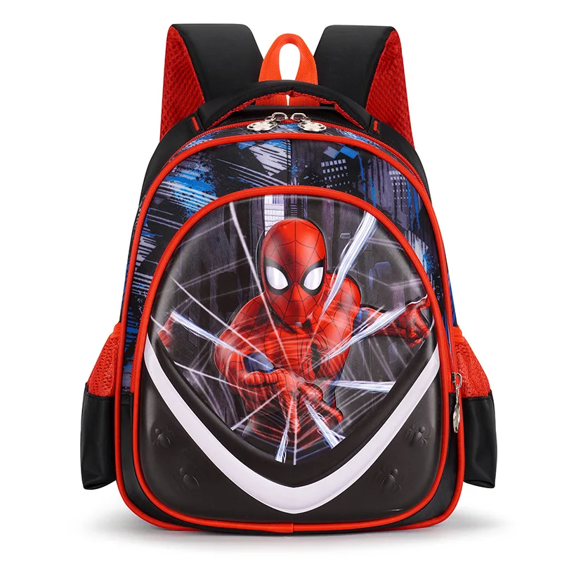2023 Disney Frozen Kindergarten Bag For Boys Girls Age 2-8 Student Shoulder Orthopedic Backpack Spider Man Sofia Gifts Mochila