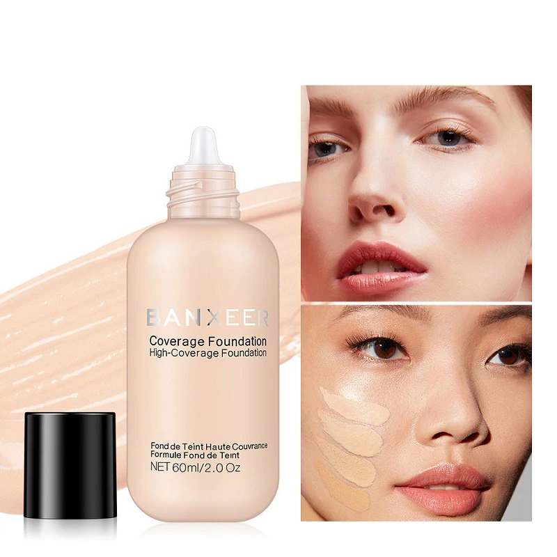 

Matte Foundation Cream Long-lasting Isolation Concealer Moisturizing Oil Control Shrink Pores Foundation Makeup TSLM1
