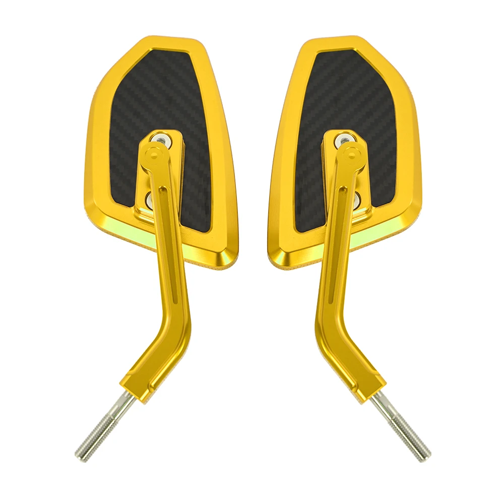 

Аксессуары для мотоциклов, зеркала, зеркала заднего вида с ЧПУ и тонким карбоном, универсальные для Harley Davidson