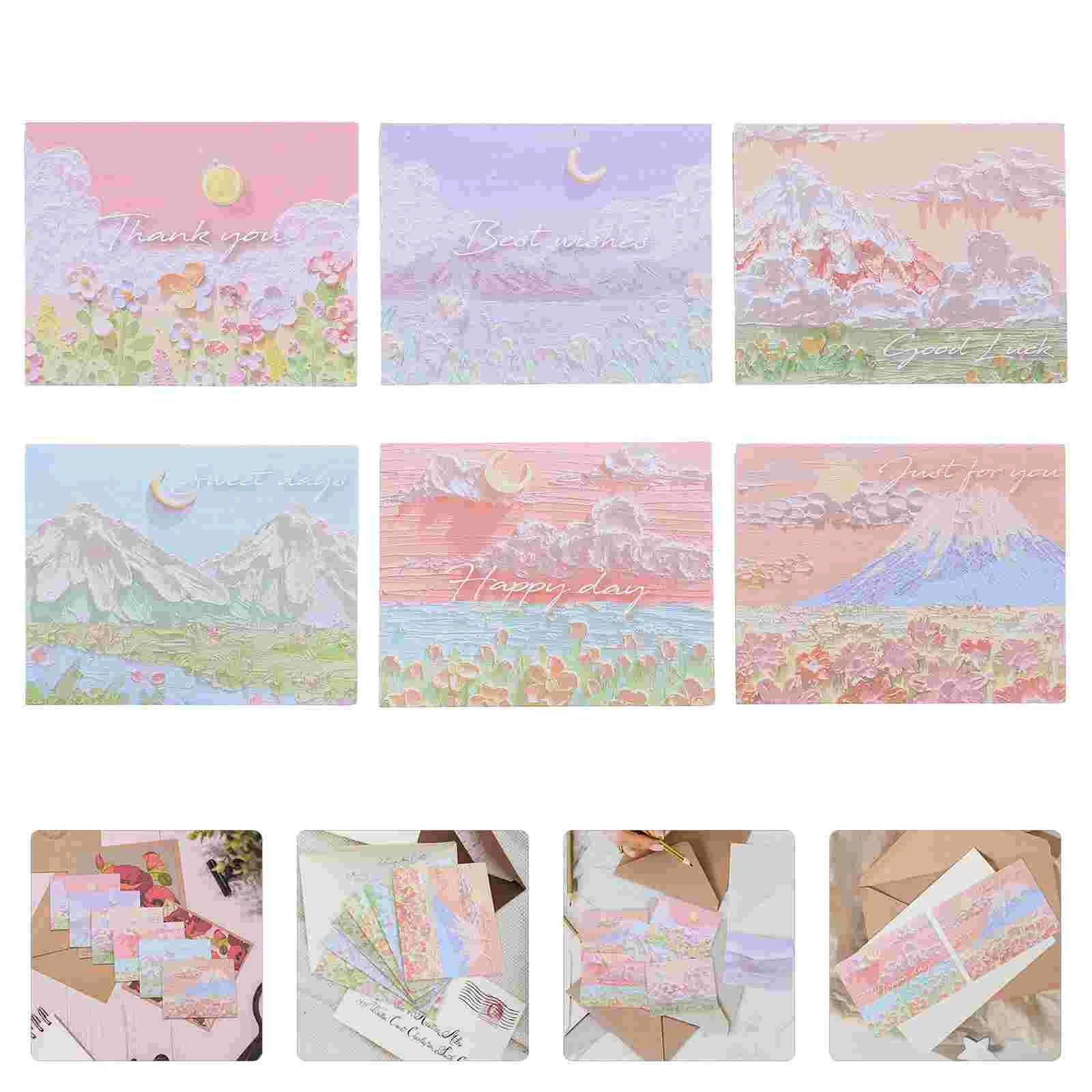 

12 шт., декоративные поздравительные открытки