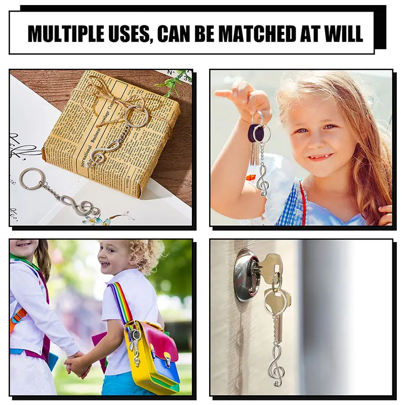 10 шт. Музыкальный брелок для ключей