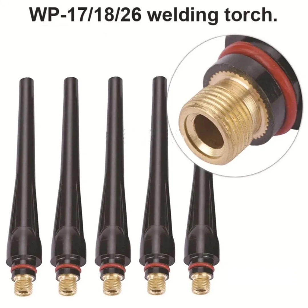 5pcs TIG Welding 57Y02 Long Back Cap 57Y02 For Tig Welding Torch WP 17 18 26 Series Tig Welding Torch Accesories