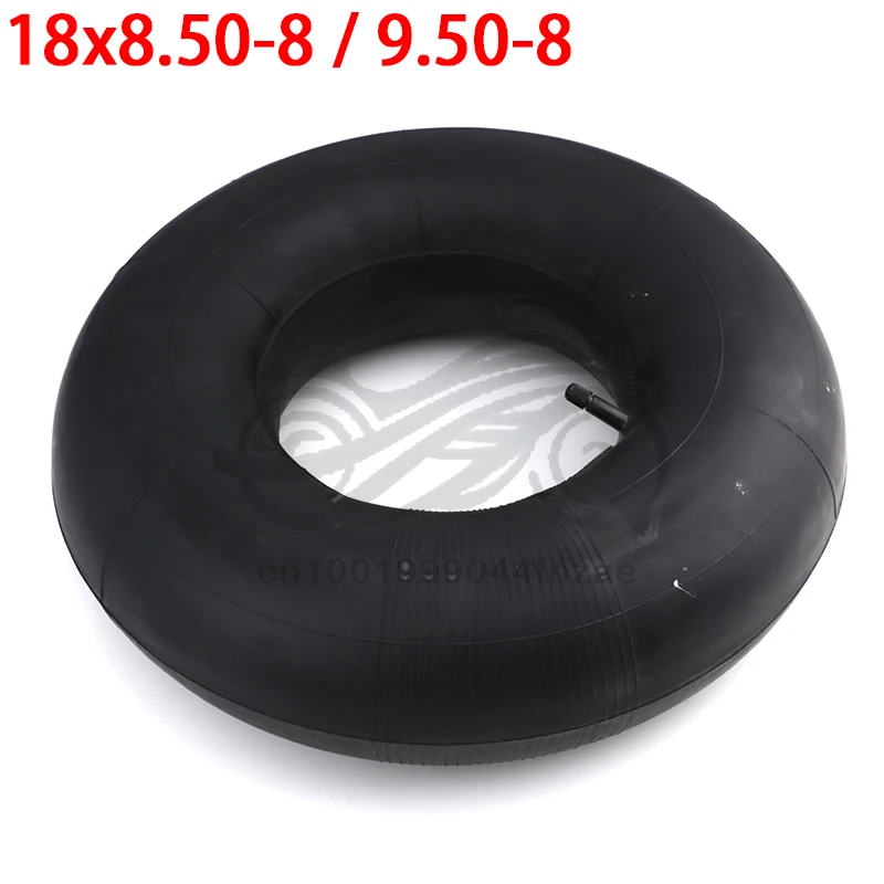 

18x8.50-8 18x9.50-8 Replacement Inner Tube with TR13 Straight Metal Valve Stem Fits for ATV Golf Cart Lawn Mower/Trailer Tire