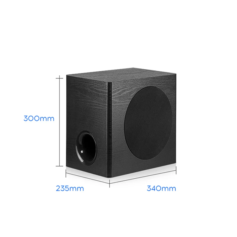 Сабвуфер высокой мощности 100 Вт 8 дюймов W-1 Active HiFi домашний кинотеатр Домашнее