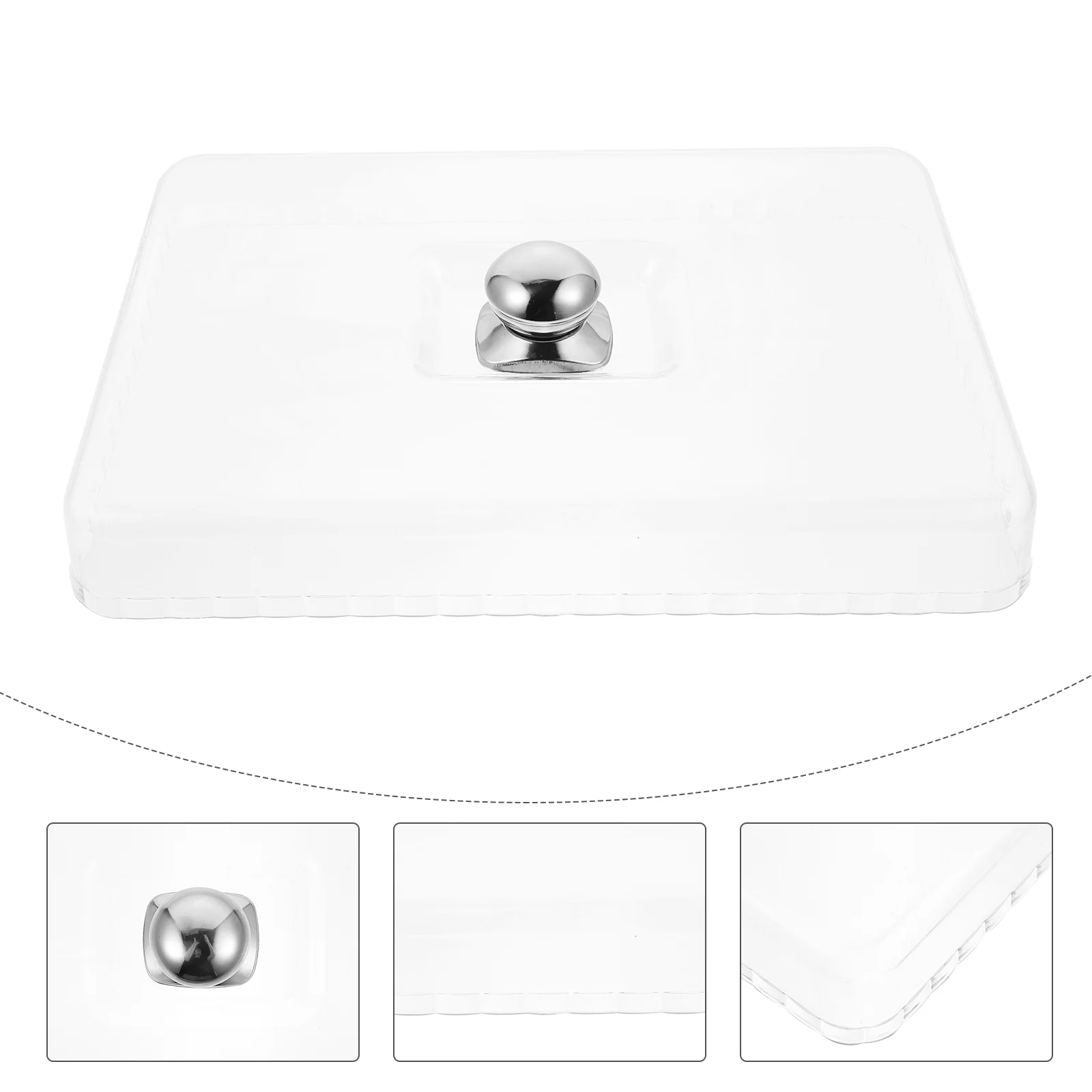

Cover Dome Cakedessert Display Clear Microwave Serving Lid Covers Transparent Plate Guard Cheese Platter Table Steakbakingfor
