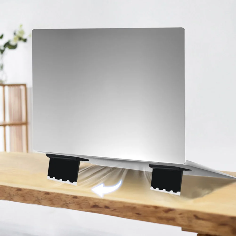 

4pcs Laptop Stand Ergonomic Laptop Riser Airflow Stand Foldable Laptop Holder