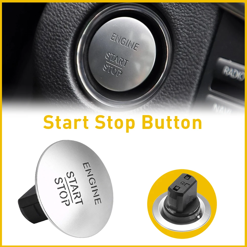 

One Click Start Button Cover Accessories For Mercedes Benz W164 W205 W212 W213 W221 C E S CL ML GL Class Car Engine Push Switch