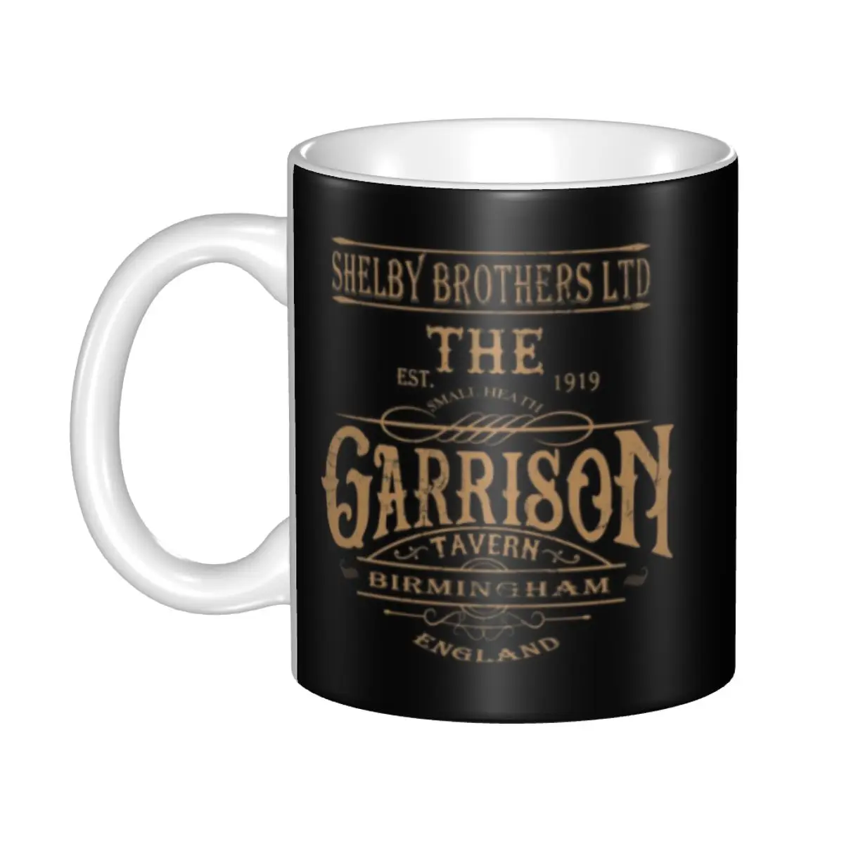 Personalized Blinder Peaky Coffee Mug DIY The Blinders Birmingham Ceramic Milk Tea Cup Men Women Outdoor Camping Cups And Mugs |