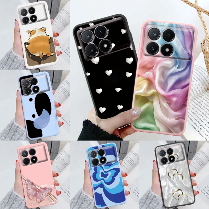 Для Xiaomi Poco X4 Pro X5 X6 F3 F4 F5 F6 M3 M4 M6 5G Модный популярный мягкий чехол для телефона с