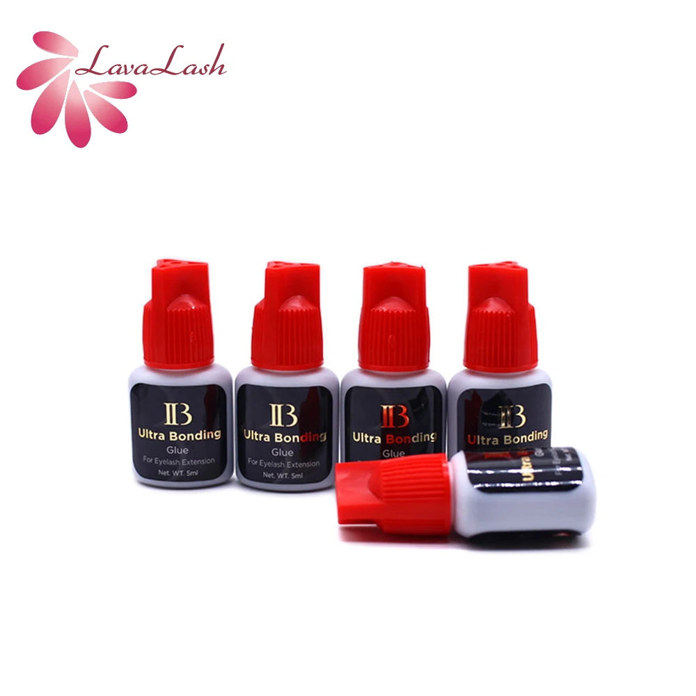 

5 Bottles Korea IB Ibeauty Ultra Bonding Eyelash Extension Glue Original 5ml Professional Fast Drying Glue Makeup Tools