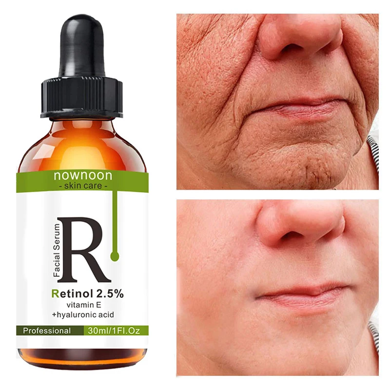 

30ml Retinol Lifting Firming Face Serum Collagen Remove Wrinkle Anti-Aging Fade Fine Lines Essence Whitening Repair Tighten Skin