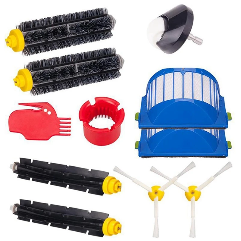 

Набор запасных частей для робота-пылесоса Irobot Roomba серии 600, 610, 620, 625, 630, 650, 660, роликовая щетка + фильтр Aero Vac
