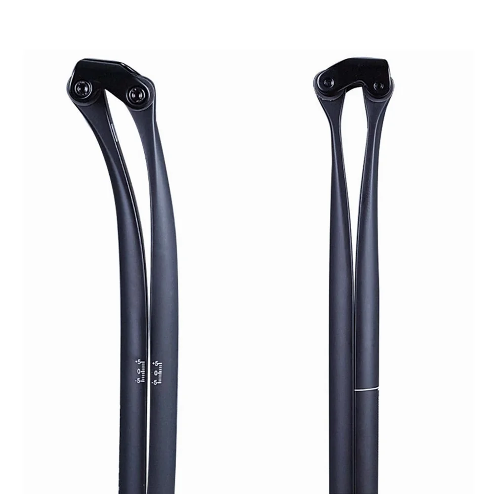 Bicycle Seatpost Carbon Fiber Seat Tube For Road Mountain Bike Seat Post Black Matte 5 & 20 Degrees 27.2/30.8/31.6*330mm
