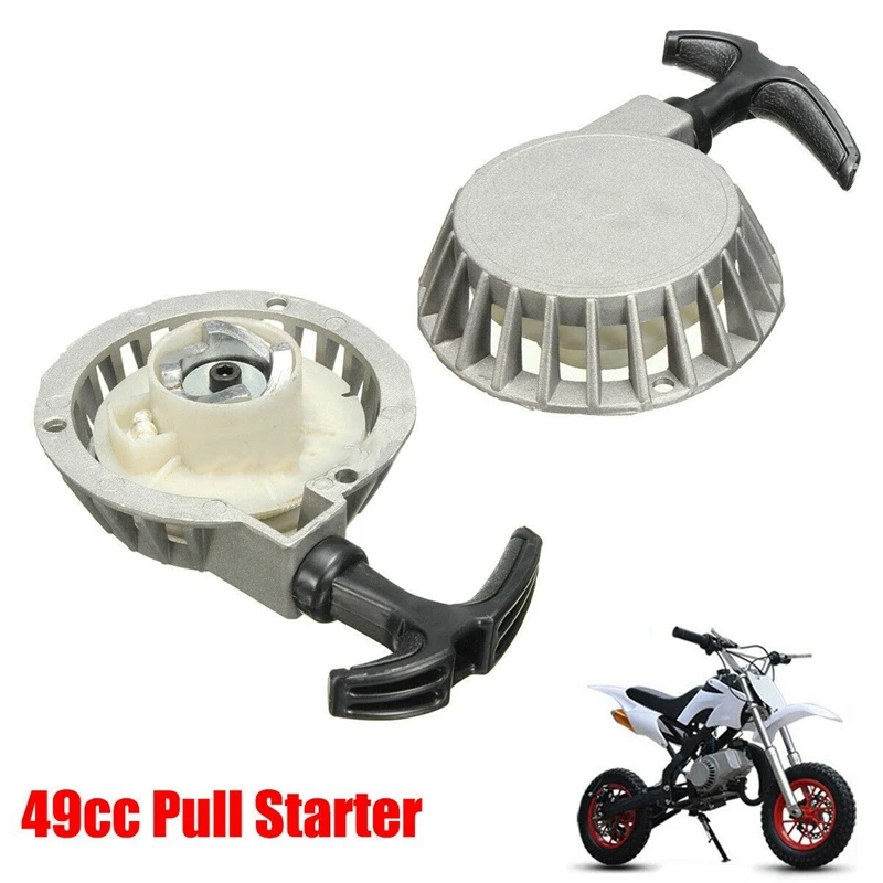 

Pull Start Recoil Starter For 49CC Mini Moto Pocket Dirt Pit Bike ATV Aluminum