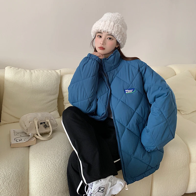 2023 Winter women's Coat Down Cotton Coat Warm Coat White Jacket Top