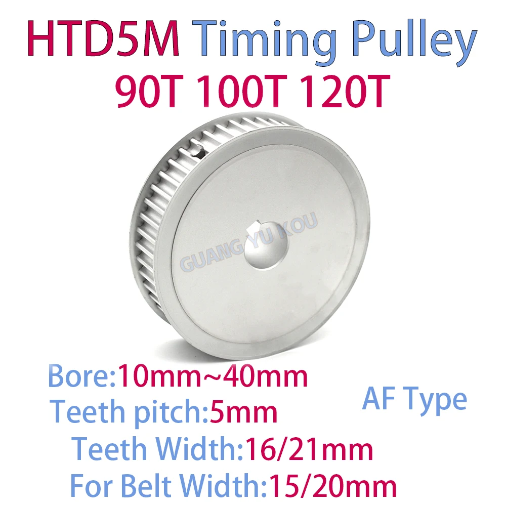 

Синхронный шкив HTD 5M 90/100/120 зубов