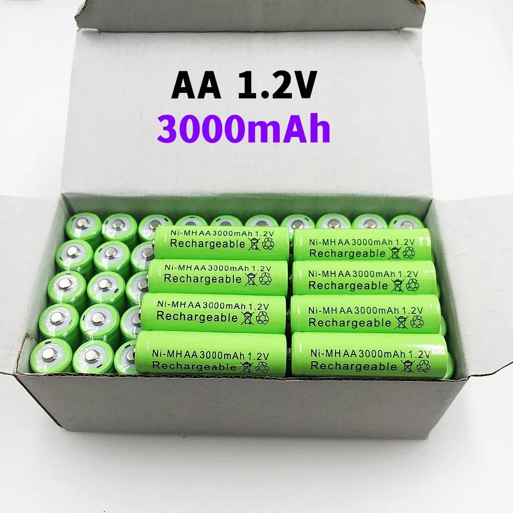 

4-20 1.2V 3000mAh nickel hydrogen AA pre charged rechargeable batteries for CMARA microphone toys