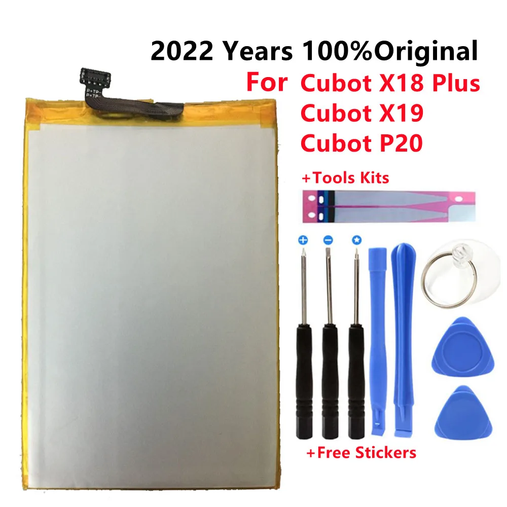

2022 Years 100% Original For Cubot X18 Plus Cubot X19 Cubot P20 Battery 4000mAh High Capacity Replacement In Stock +Tools