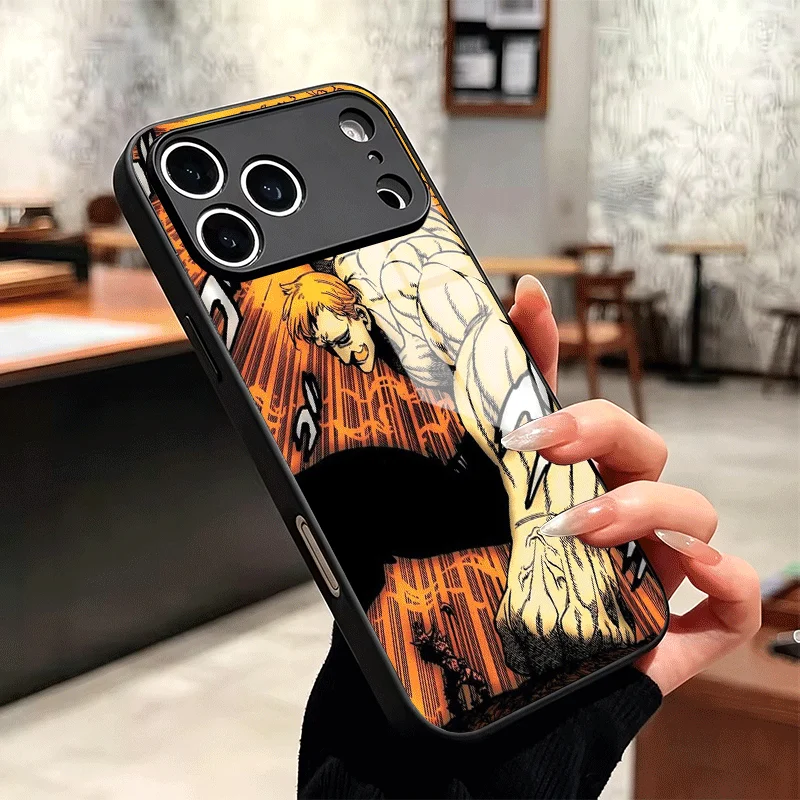 Фото Чехол для телефона из закаленного стекла Seven D-Deadlys Sins Escanor для Samsung Galaxy A17 A16 A15 A14 A13 A57 A56 A55 A54 A53 A37 A36 A35 A3 №3