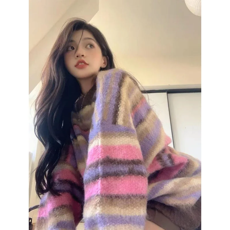 

Сексуальный женский свитер осень-зима модный женский новый свободный свитер тонкий повседневный свитер для похудения