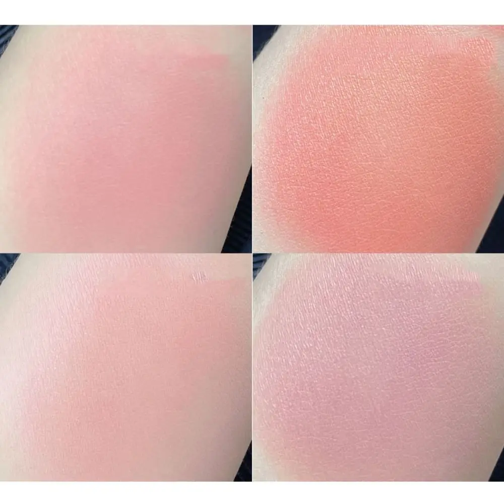 Рельефный дизайн румяна все-в-одном нежная и не летающая пудра нюдовая