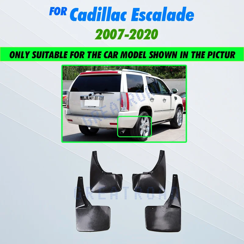 

Брызговики, брызговики, автомобильные брызговики для Cadillac Escalade 2007-2020 GMT900, брызговики, крыло 2008 2009 2010 2011 2012