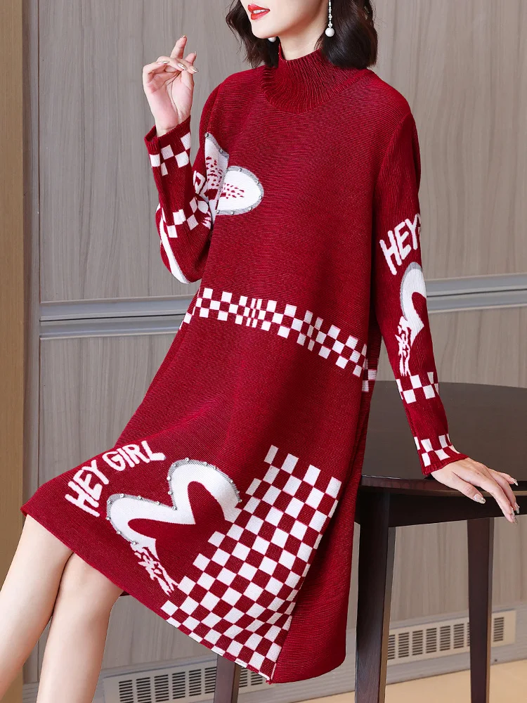 

Mother's Autumn 2022 New Women's Long Sleeve Dress Foreign Style Large Size Age Reduction Wedding Dress