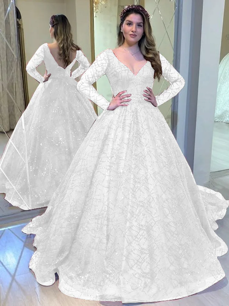 

INTELHAMSON Evening Dress Sequins Long Prom Dresses Deep V Neck Sexy Vestidos Soild Skirts For Party Ball Gown 2022 Fashion