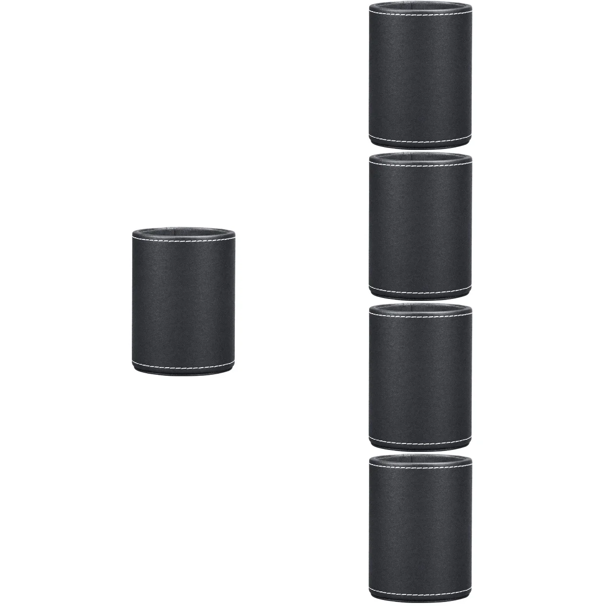 5pcs Pen Holder Holder Desk Makeup Brush Holder Pen Storage Bucket