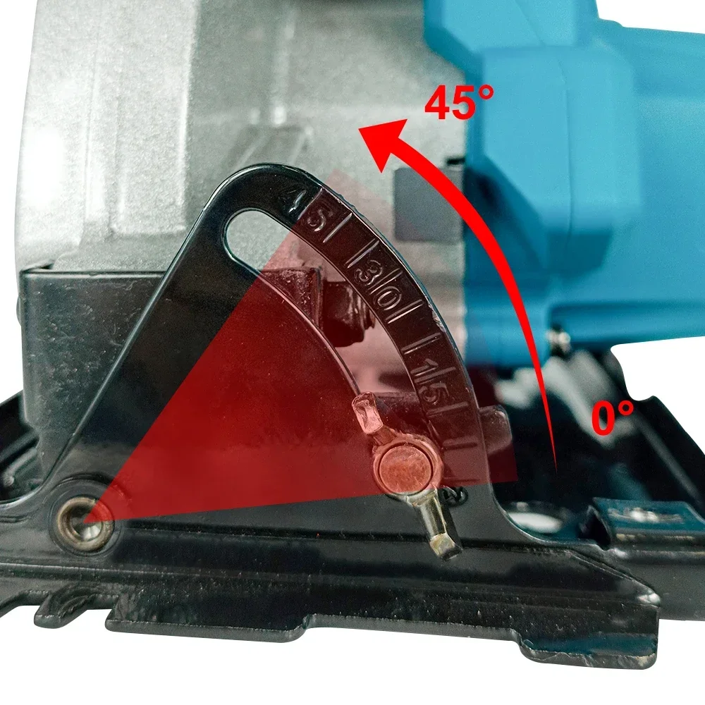 Kamolee 7-Inch Electric Circular Saw Compatible with Makita 18V Battery Lightweight for Easy Handling