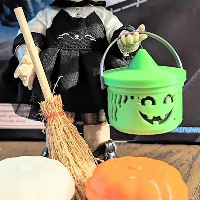 Ведро с тыквой на Хэллоуин сувениры для вечеринки маленькое ведро милое вечерние