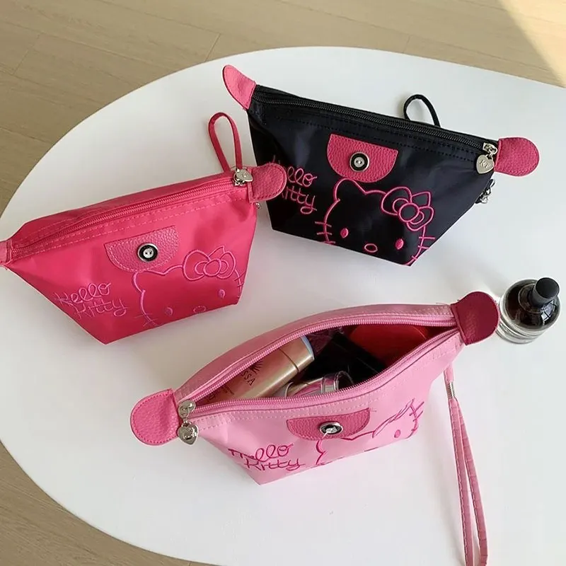 Hello Kitty Y2K аниме Sanrio 28x11 см милая мультяшная сумка для хранения девочек