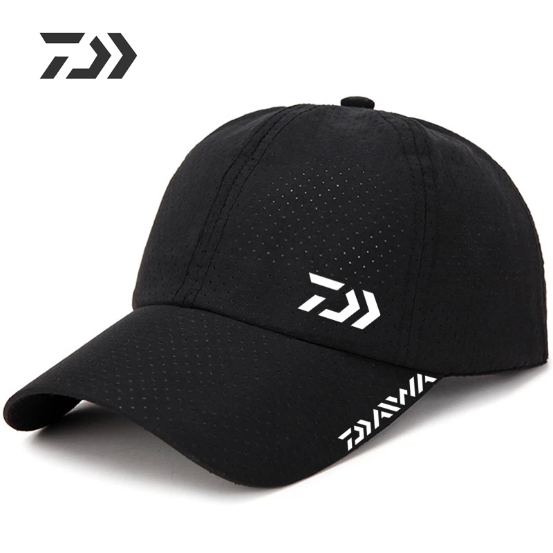

Daiwa Men's Summer Fishing Cap Quick Dry Breathable Outdoor Sunscreen Casual Sports Baseball Cap Adjustable Fishing Hat