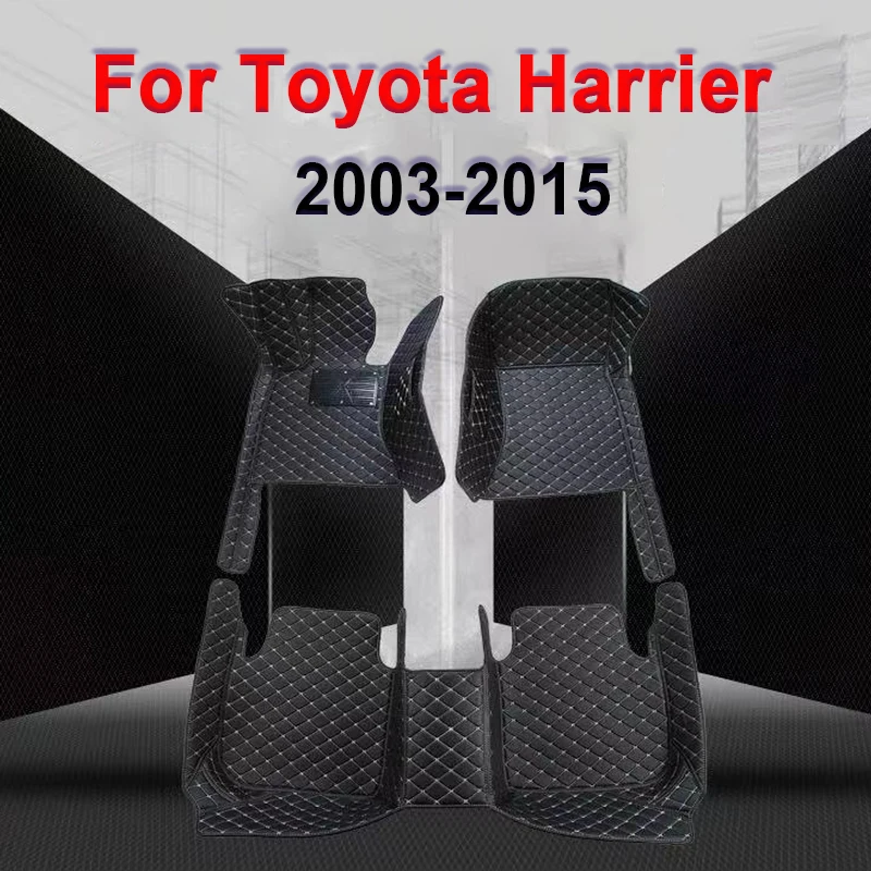 

Car floor mats for Toyota Harrier 2003-2015 Custom auto foot Pads automobile carpet cover car accessories