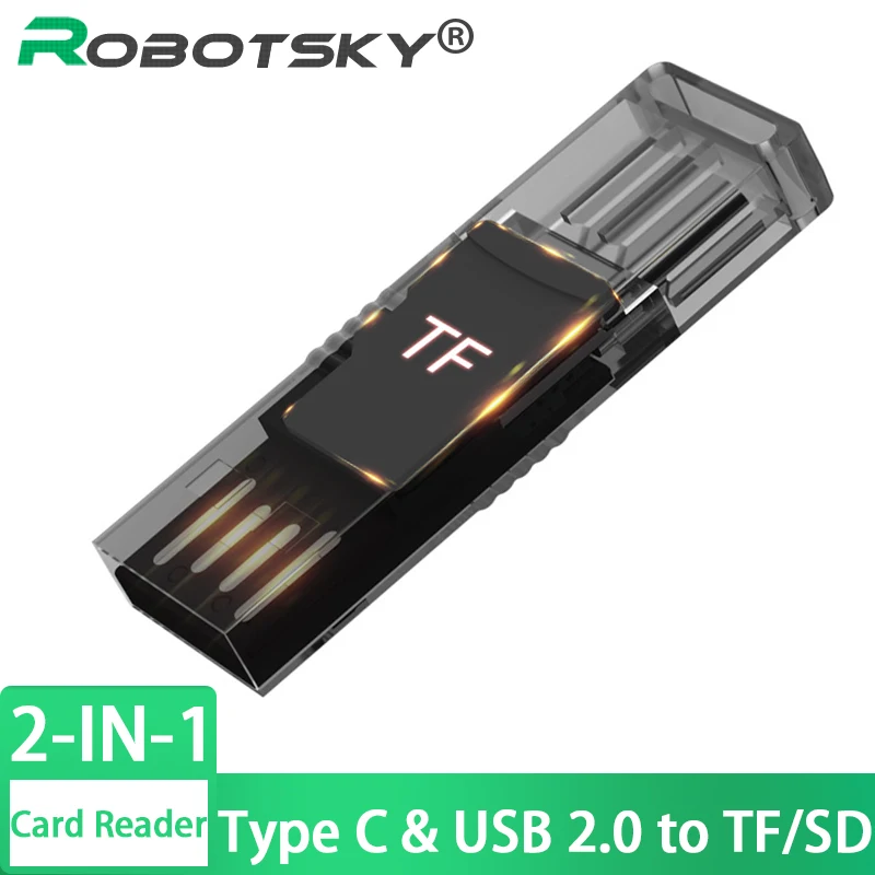 Устройство для чтения SD-и TF-карт USB 2 0 Type C |
