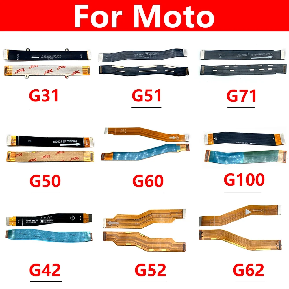 Фото Гибкий кабель-коннектор для материнской платы (Mainboard/Main Board/Motherboard) для Moto G31 G51 G71 G50 G60 G60s G100 G200 G32 G42 G52 G62 G82 G53 4G 5G №4